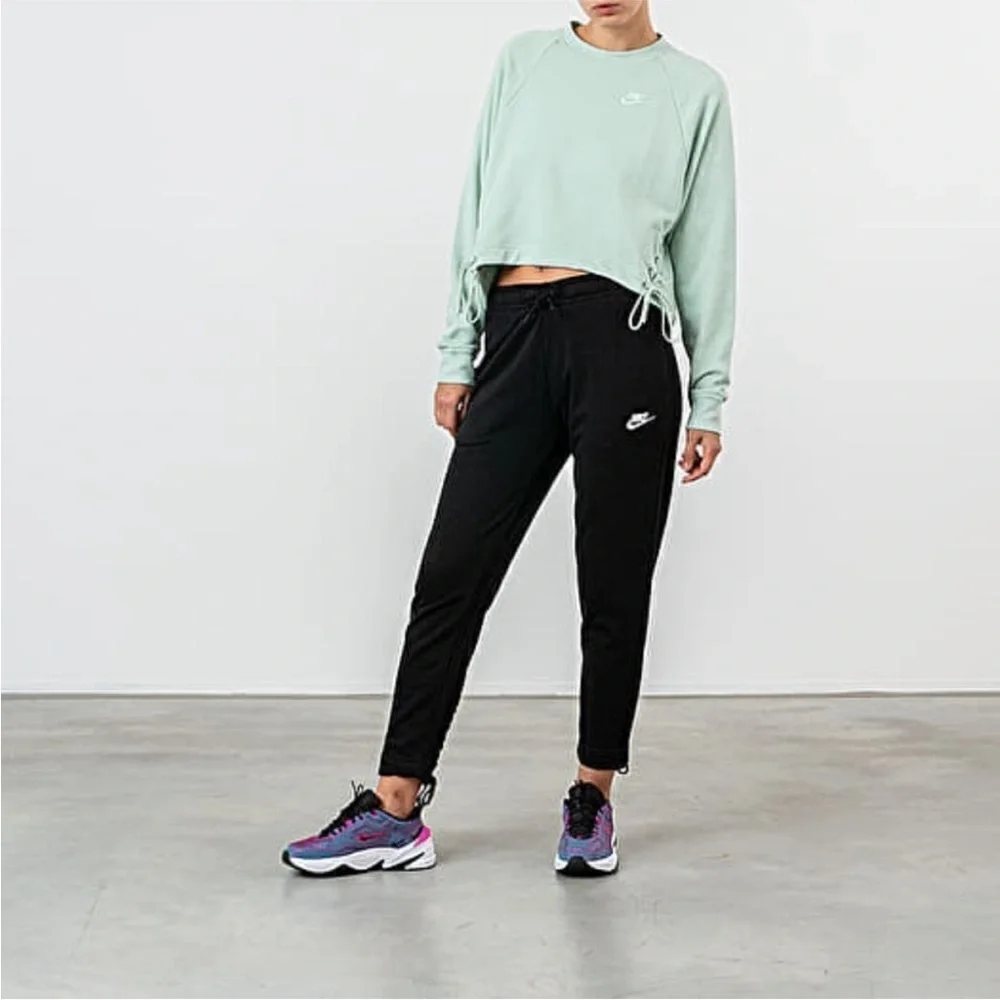 Nike Pistachio Frost Sweatshirt with Lace-Up Detail